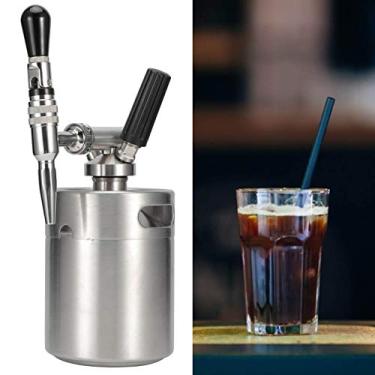 Imagem de Café Cold Brew Nitro em Keg de Aço Inoxidável Dispenser Máquina Nitrogênio Kit para Uso Casa Camping Trekking Piquenique Churrasco Festa Atividades En