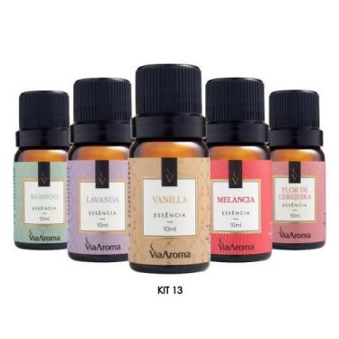 Imagem de Essencias Para Difusor Aromatizador Kit Com 5 - VIA AROMA