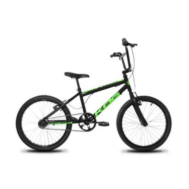 Imagem de Bicicleta Infantil Aro 20 Masculina para Meninos BMX - KOG, Preto, Ver