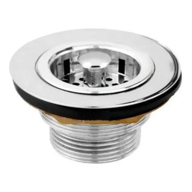 Imagem de 2X Válvula De Pia Cozinha Americana Cr 3.1/2 Cod. 1623 Poly