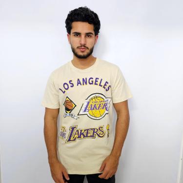 Imagem de Camiseta Mitchell & Ness La Lakers Legacy Masculina-Masculino