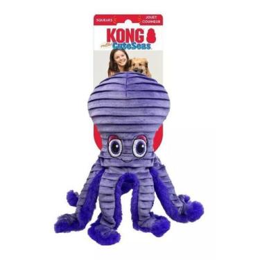 Imagem de Brinquedo para Cachorro Polvo Cuteseas Rufflez Kong - M