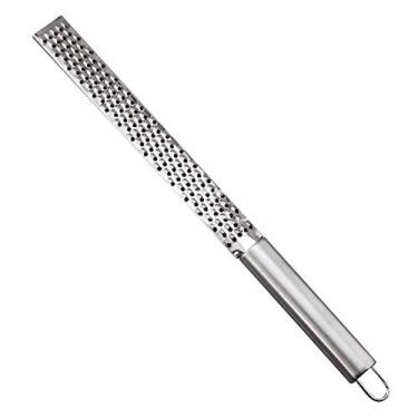 Imagem de ralador descascador de frutas, limão, queijo, aço inoxidável, utensílios de cozinha, aparas, cabo ergonômico, ralador