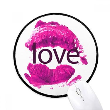 Imagem de Mouse pad para dia dos namorados rosa para escritório e computador