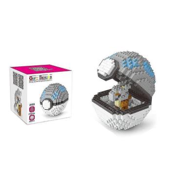 Imagem de Diy Pokémon Mini Blocos de Construção Brinquedos Tijolos Pikachu Bola Ch