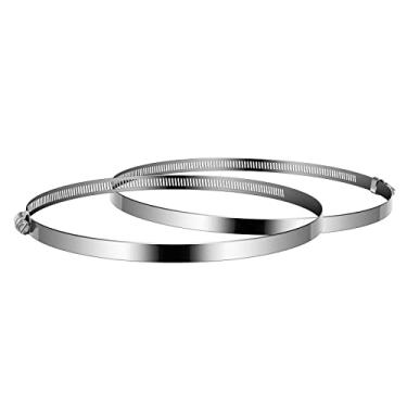 Imagem de VIVOSUN Braçadeiras de duto de aço inoxidável de 30,5 cm (pacote com 2)