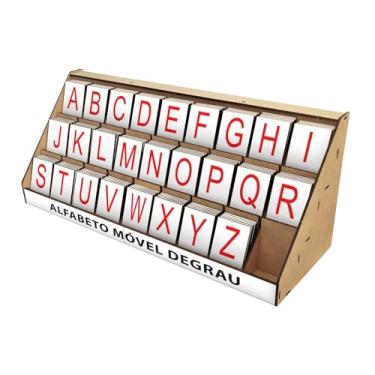 Imagem de Alfabeto Móvel Degrau Jogo de Tabuleiro, 4+ Anos, Multicolorido