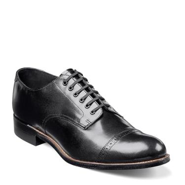 Imagem de Stacy Adams Sapato Oxford masculino Madison, Preto - 12, 11.5