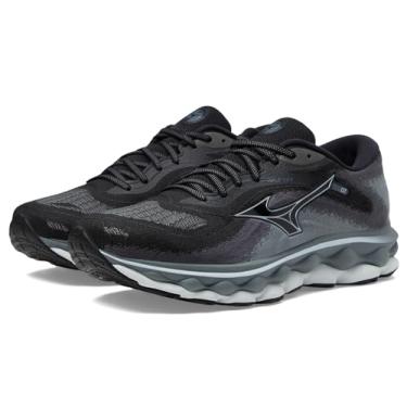 Imagem de Mizuno Tênis de corrida masculino Wave Sky 7, Preto, glacial Ridge, 10.5 Wide