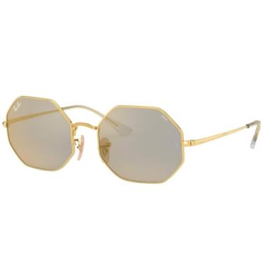 Imagem de Ray-Ban Óculos de sol Rb1972 Octagon Evolve Photochromic, Ouro espelhado dourado / fotocrômico cinza escuro, 54 mm