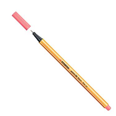 Imagem de Caneta Ponta Fina – STABILO point 88 – Caixa com 10 unidades – Vermelho Neon