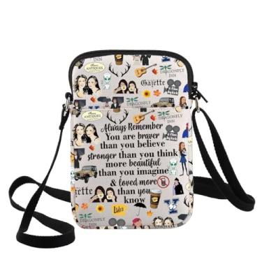 Imagem de G2TUP Bolsa tiracolo Gilmore Luke's Lorelai & Rory Fans Gift You Are Braver Stronger Than You Think Luke's Diner Shoulder Bag, Always Luk Cb