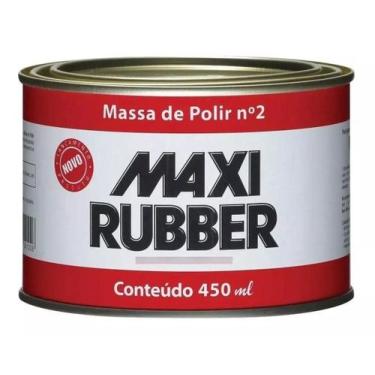 Imagem de Massa De Polir Nº 2 Polimento Automotivo Maxi Rubber 490g - maxi ruube