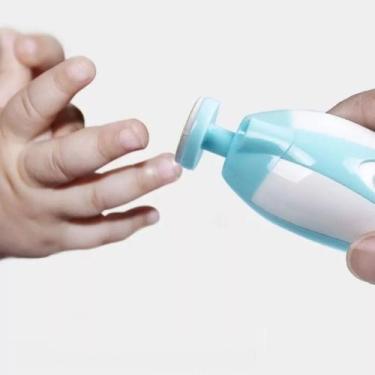 Imagem de Aparador De Unhas Cortador Elétrico Baby Recém Nascido Azul - Magalu L