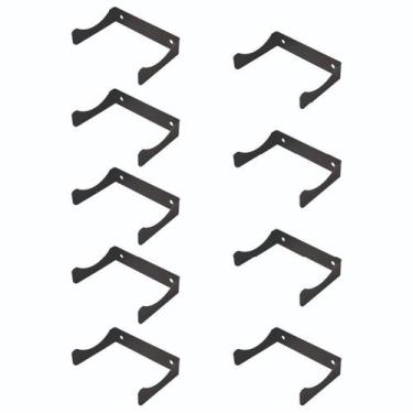 Imagem de Suportes De Garrafa De Parede Sterk Aço Carbono 12cm Decoração Organiz