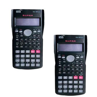 Imagem de Kit 2 Calculadora Científica 240 Funções 10+2 Dígitos - Classe 
