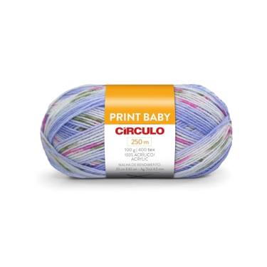 Imagem de novelo de lã Circulo - Print Baby - 100g - 250 metros (9714-Orquidea)