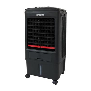 Imagem de Climatizador de Ar Frio 127v 18 Litros Preto ACL 018 Umidificador Amvo