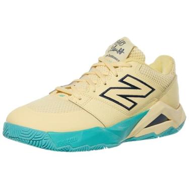 Imagem de New Balance FuelCell Delray V2 Tênis feminino, Pergaminho/Nb azul-marinho, 10.5 Wide