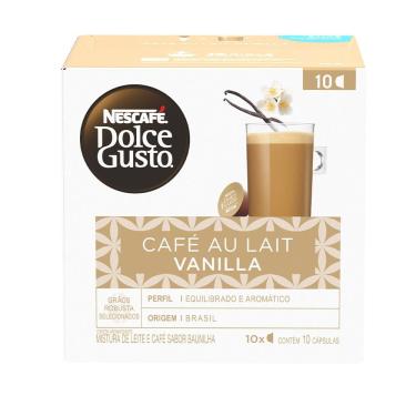 Imagem de Cafe Au Lait Baunilha em Cápsula Nescafé Dolce Gusto 10 Cápsulas 110g