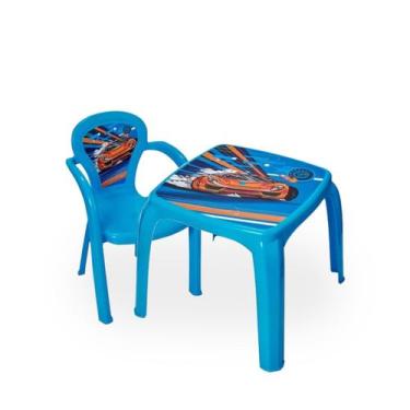Imagem de Conjunto Mesa Mesinha Infantil Com Uma Cadeira Decorada - Usual Utilid