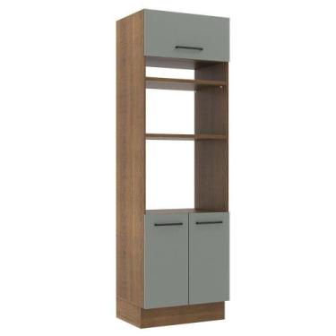 Imagem de Torre Quente Agata 70 Cm 3 Portas - Rustic/cinza Madesa