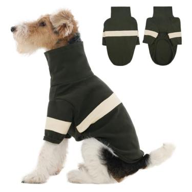 Imagem de LeleTail Suéter de cachorro para cães pequenos, meninos e meninas, suéter de lã macia com gola rolê, pulôver quente de inverno, pijama fácil de colocar/tirar para xícara de chá, chihuahua, pequenos