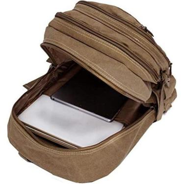 Imagem de Mochila Notebook 15 Lona Fundo Expansível Camping Grande