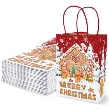 Imagem de 24 Bolsas de Papel Para Regalo de Navidad JarThenaAMCS con Asa 15x8x21