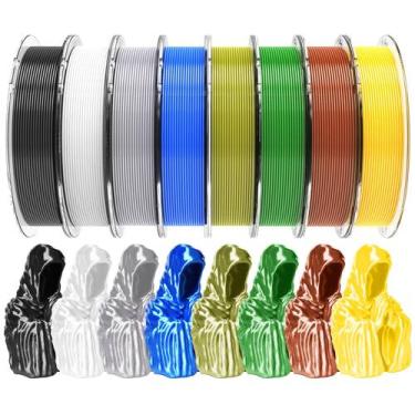 Imagem de Pacote de filamento de impressora 3D RAMBERY Silk PLA 1,75 mm 250 g x 