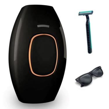 Imagem de Removedor Pêlos Laser Com Luz Pulsada Permanente Indolor，Dispositivo De Depilação Caseiro, Adequado Para Todo O Corpo, Adequado Para Homens E Mulheres (Preto)