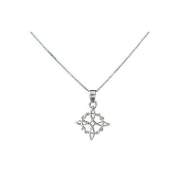 Imagem de Colar Witch's Knot Amulet Protection em prata esterlina 925 - Lightbek
