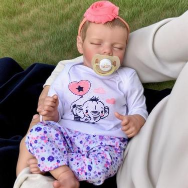 Imagem de Boneca Reborn BABESIDE Realistic 43 cm com kit de alimentação 3+