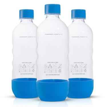 Imagem de Garrafas SodaStream de reposição MRX Solutions, 1 litro, sem BPA, paco