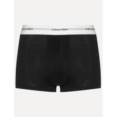 Imagem de Cueca Calvin Klein Underwear Trunk Modal Modern Logo Preta 1UN, S/P