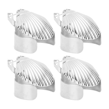 Imagem de Velas Snuffer Extinger Metal Metal Shell Padrão (Prata)