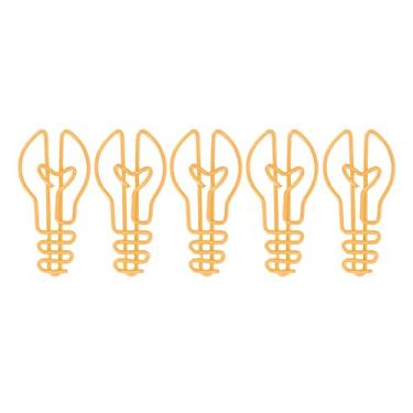 Imagem de GLOGLOW Clipes de Papel Bulbo, Cores Sortidas Com Aderência Segura, Design Compacto e Portátil, Conjunto de 100 Peças Com Caixa de Plástico Reutilizável, Perfeito para Organização de Documentos,