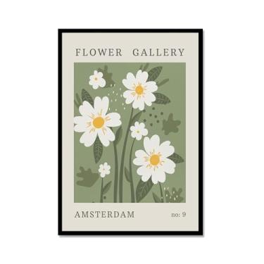 Imagem de Picasso Matisse Flor Bauhaus William Morris Pintura em Tela Arte de Parede Galeria Mercado de Flores Cartazes Impressões Modernas para Decoração de Sala de Estar (SKU1,30.5x45.7 cm = (30x45 cm