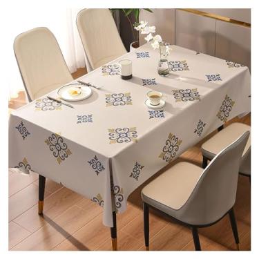 Imagem de Toalha de mesa retangular de PVC toalha de mesa de jantar nova estilo chinês toalha de mesa de café toalha de mesa tapete de mesa (2.140 x 180 cm)