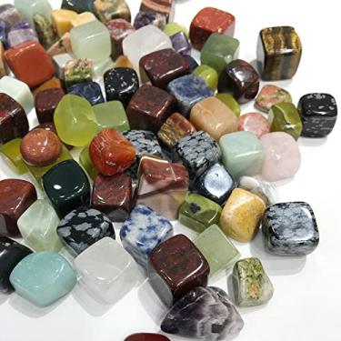 Imagem de 100 g Pedra de cristal de quartzo mista natural pedra de cascalho pedra de amostra decoração de tanque pedras naturais e minerais, 100 g