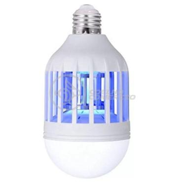 Imagem de Lâmpada Luz Led Branco 15w Atrai Choque Mosquito