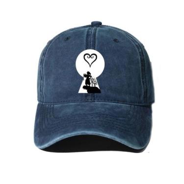 Imagem de Boné de beisebol Kingdoms Hearts Snapback Denim tamanho 56-61 cm - yiw