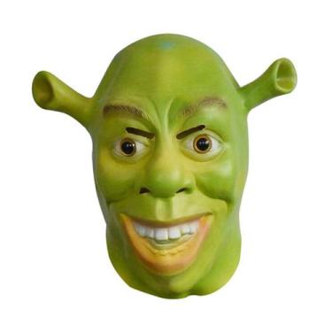Imagem de Capacete de látex Mask Halloween Shreks Cosplay para adultos - yiweisa