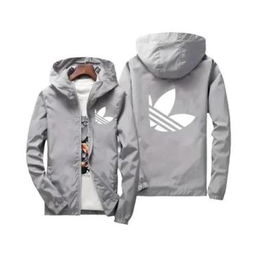 Imagem de Jaqueta Masculina Impermeável E À Prova De Vento Com Capuz 2024 Primav