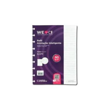 Imagem de Refil Anotação Pautado Inteligente Grande 90g - 50 Folhas - Caderno In