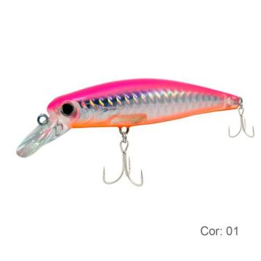 Imagem de Isca Artificial Top Minnow 7.5cm 7.8g Cor 01 Rosa Holografica - Yara, 