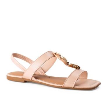 Imagem de Sandalia rasteirinha dakota y9611, 35, Nude, Ouro rosado, Nude, Ouro r