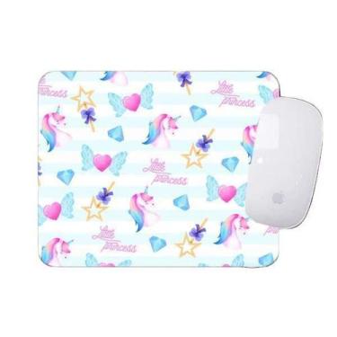 Imagem de Mouse Pad Infantil Presente Princesa e Unicórnio - Deluzz