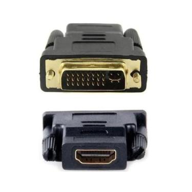Imagem de Adaptador Conector Dvi Digital Macho 24+5 Para Hdmi Fêmea - x-trade
