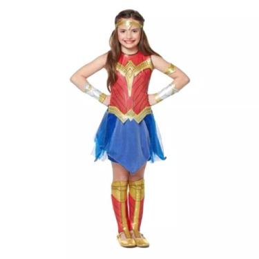 Imagem de Fantasia Infantil  Menina Mulher Maravilha - Sazonal, M